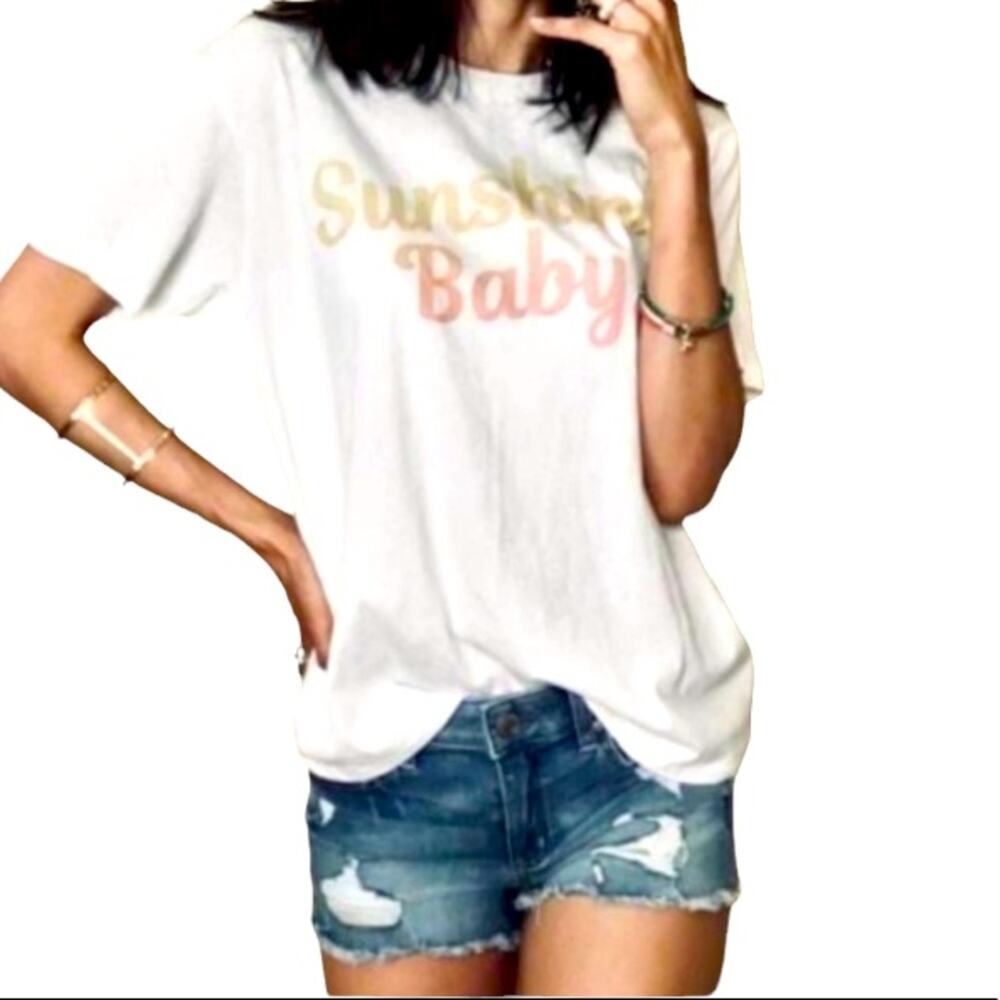 Wildfox “Sunshine baby” Keke Tee Shirt-M